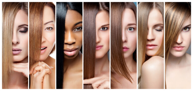 Diva - Collage of women with various hair color, skin tone and complexi